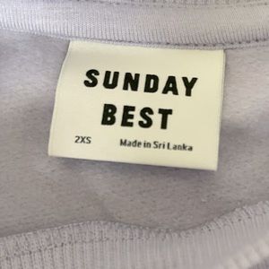 Sunday best/TNA 2xs crewneck light purple